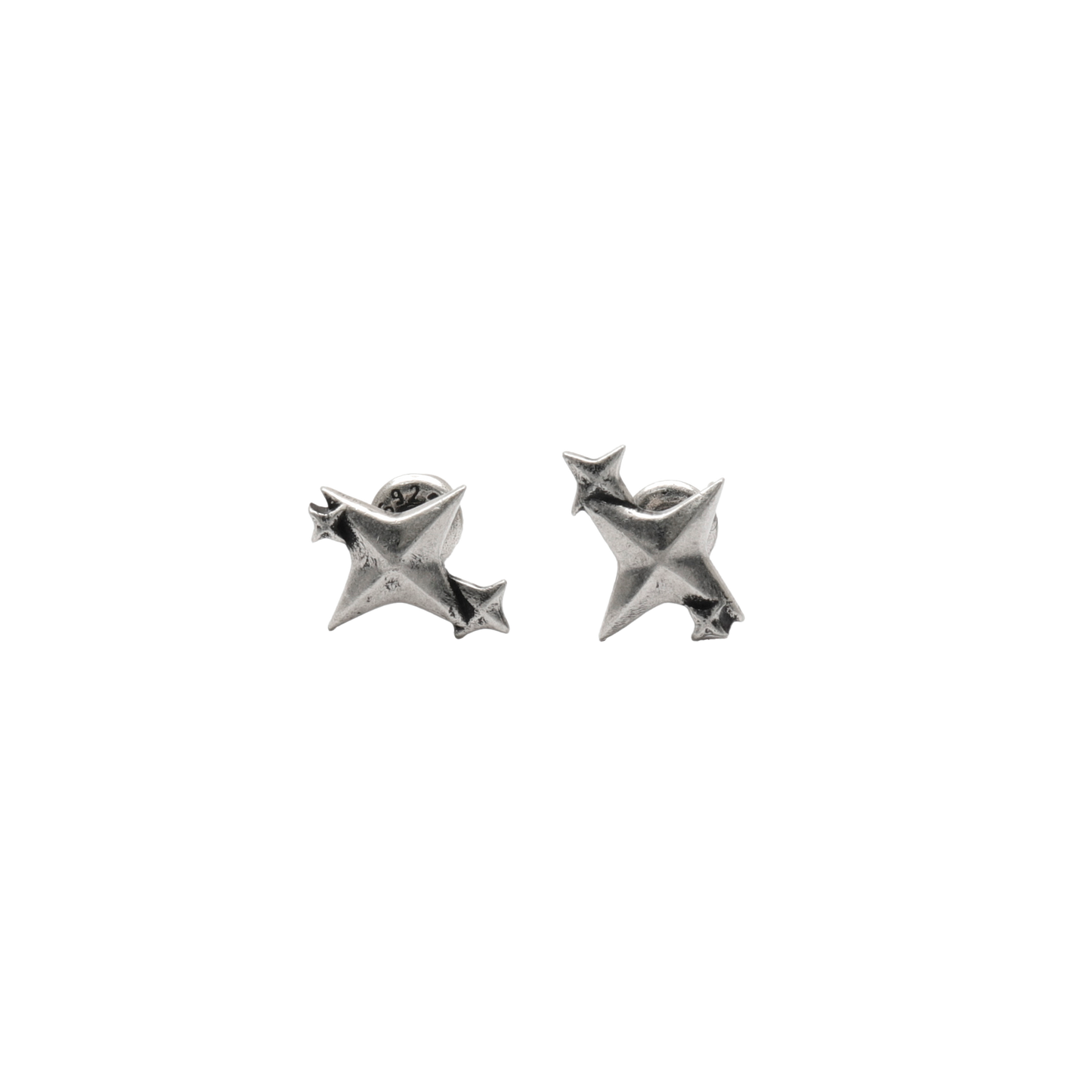 3Star Earrings (925 Silver)