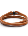 Western Bracelet (925 Silver + Vintage Leather)