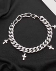 Cross Cuban Bracelet