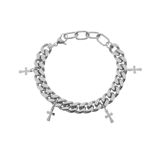 Cross Cuban Bracelet